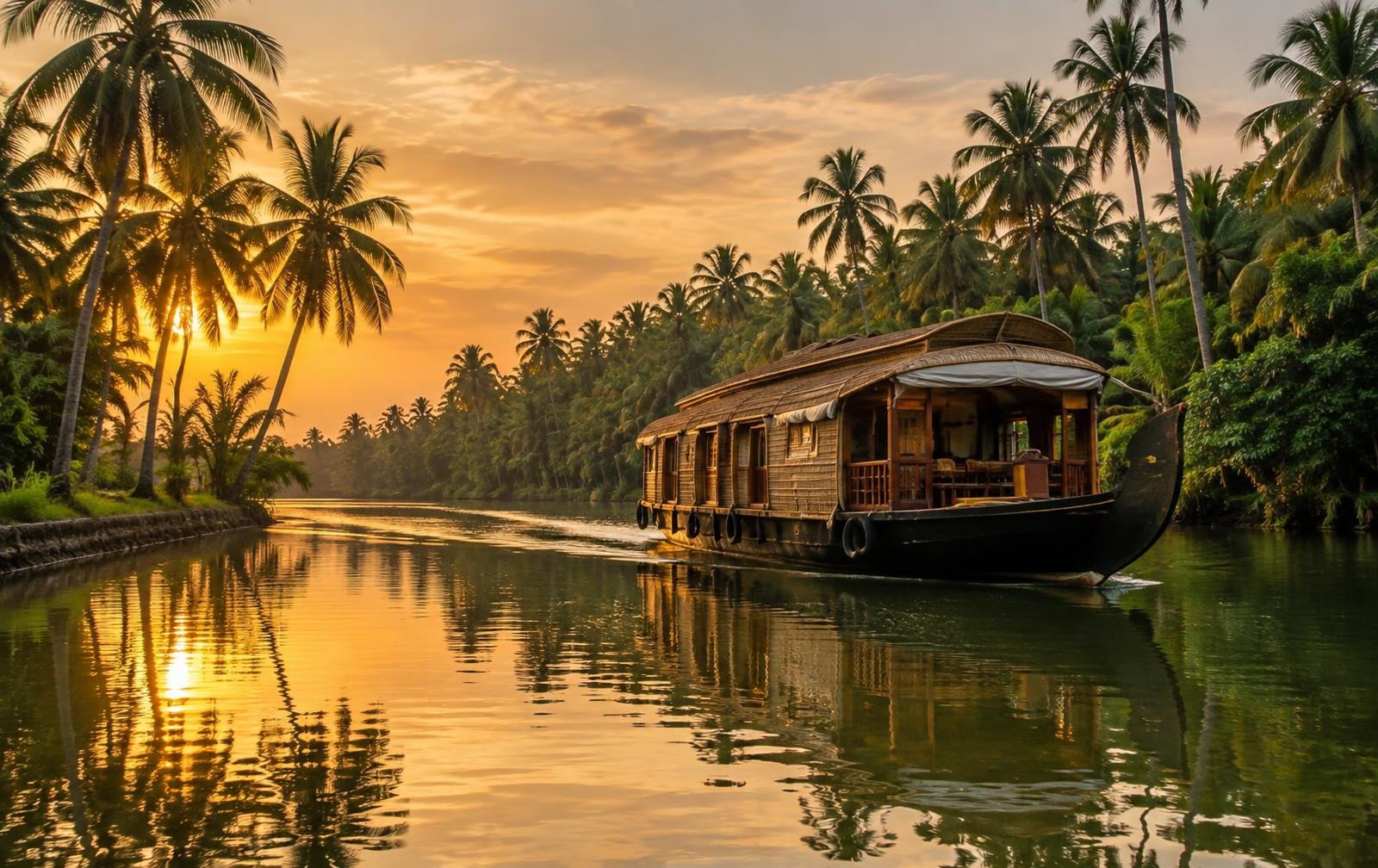 Les backwaters du Kerala